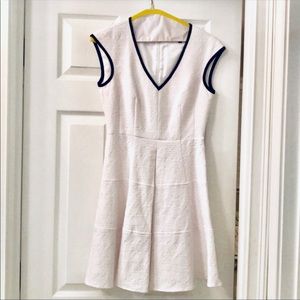 Nanette Lepore White Fit and Flare Dress, 0